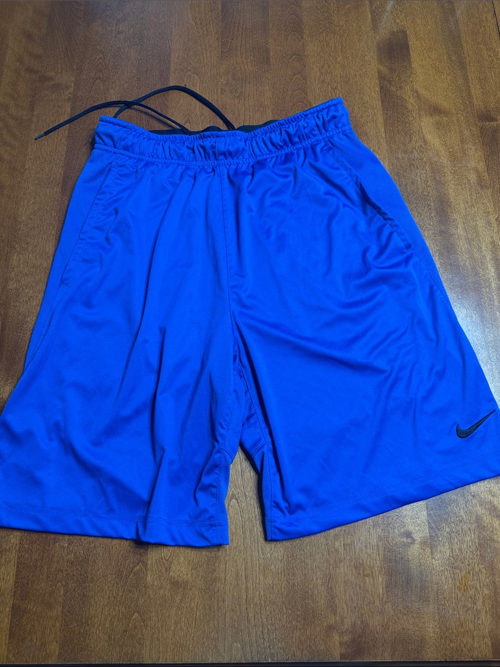 Nike Men's Bright Blue Athletic Training Shorts
